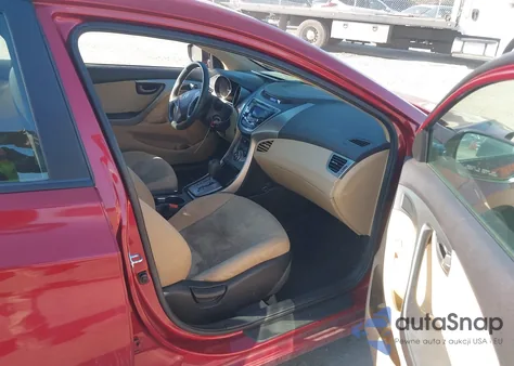 2013 Hyundai Elantra Gls z USA, uszkodzony, nr VIN 5NPDH4AE9DH273281